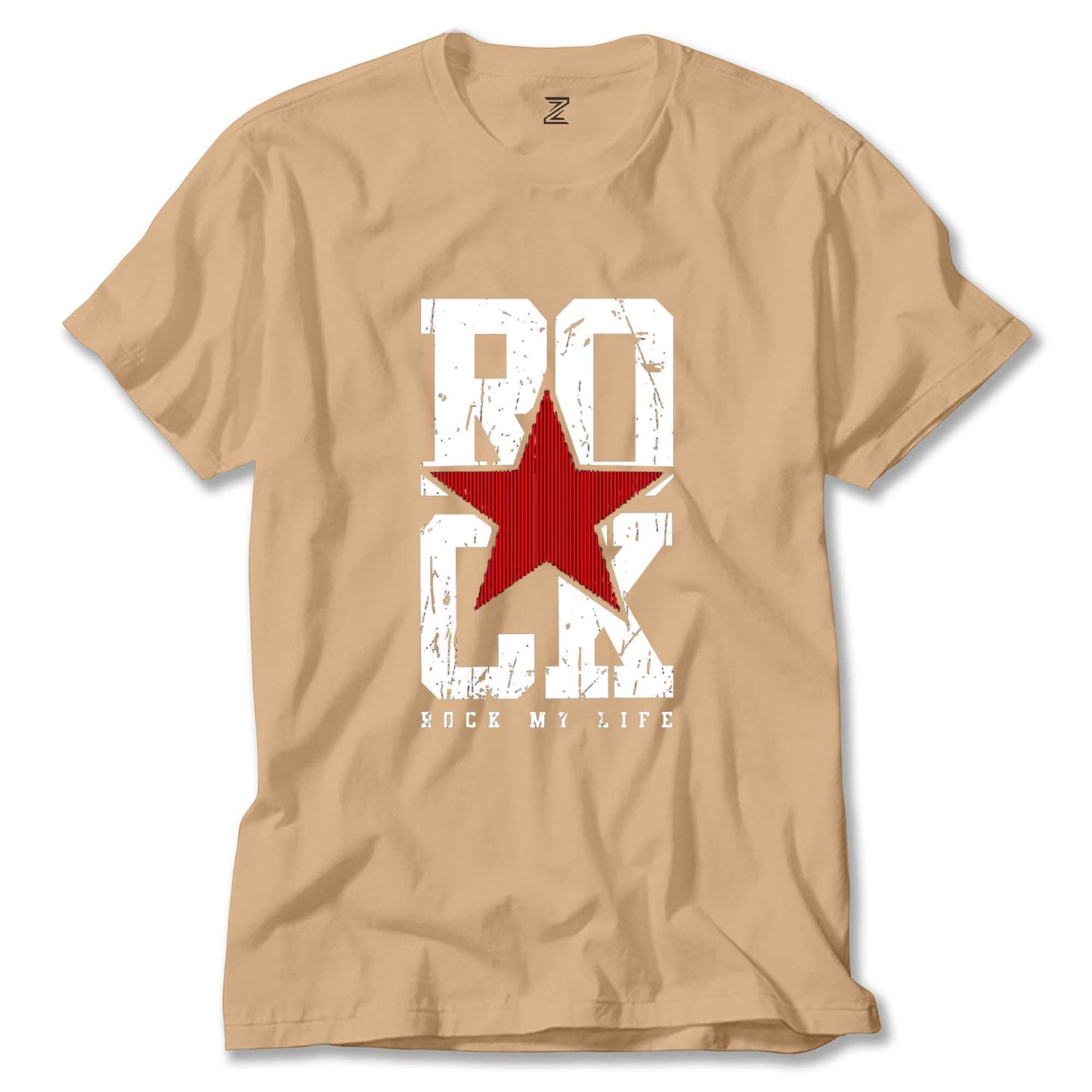 Rock My Life Renkli Tişört