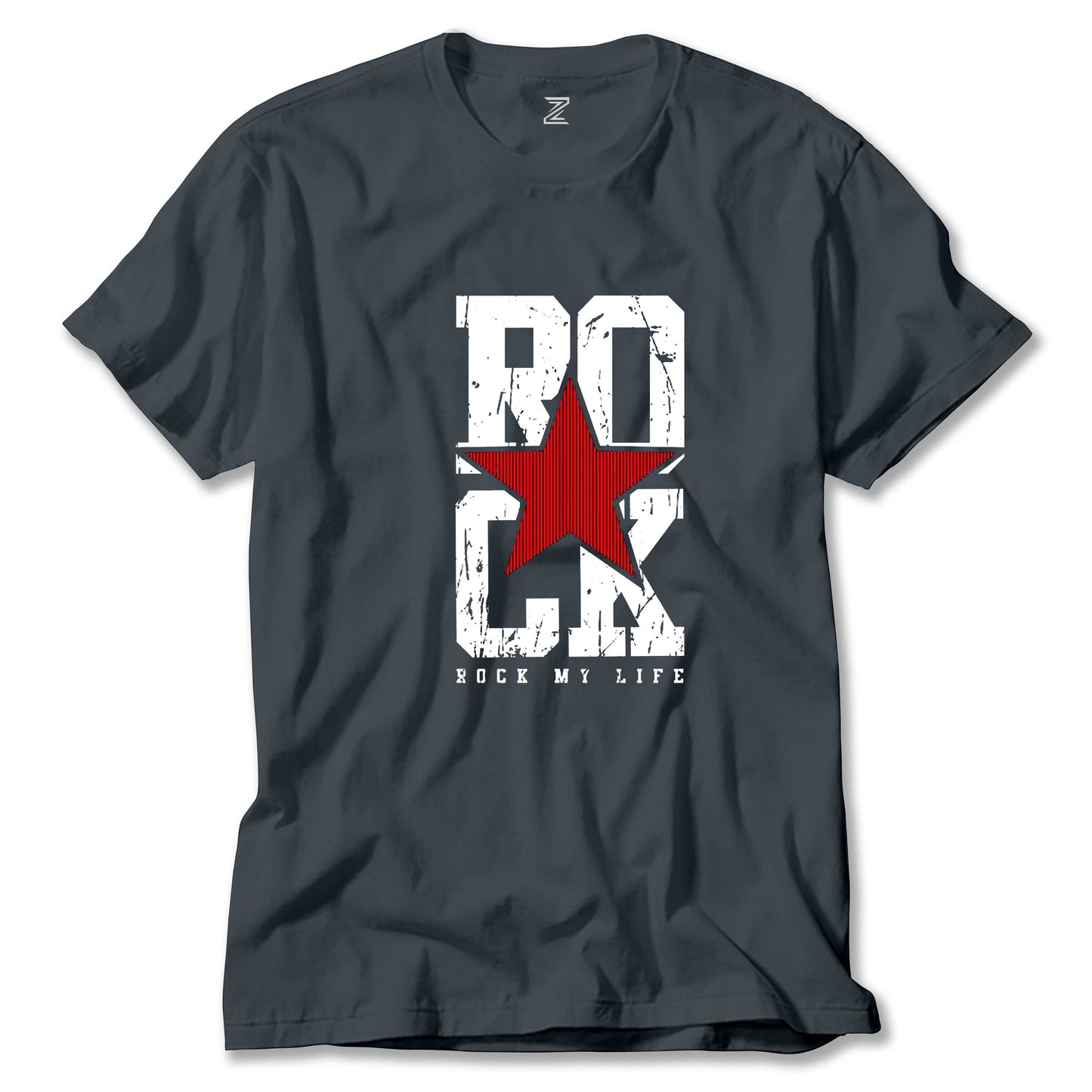 Rock My Life Renkli Tişört