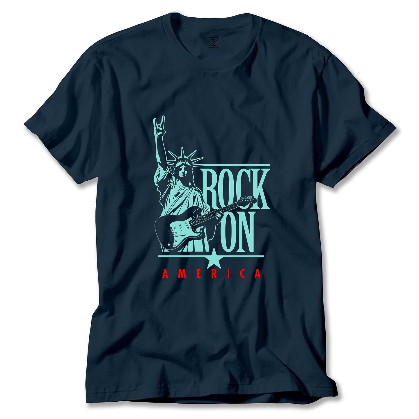 Rock On America Renkli Tişört