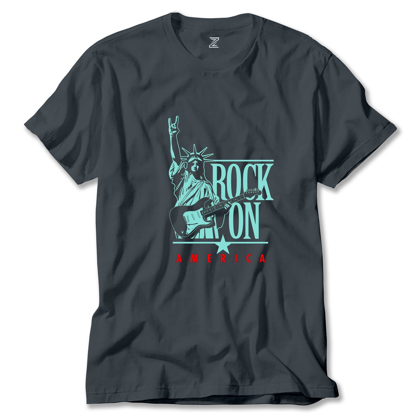 Rock On America Renkli Tişört