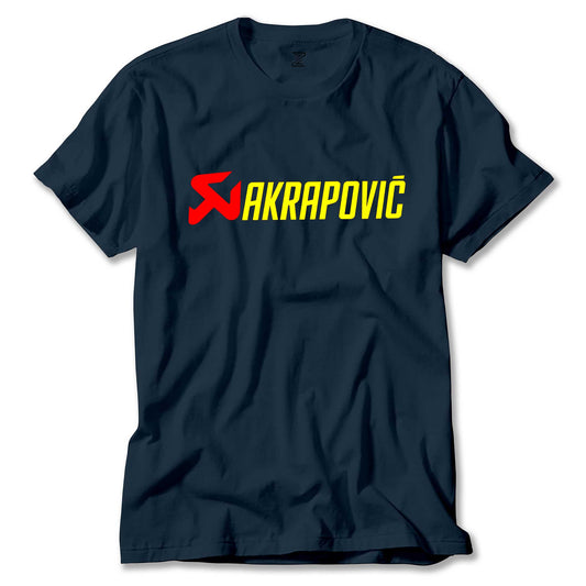 Akrapovic Logo Text Renkli Tişört