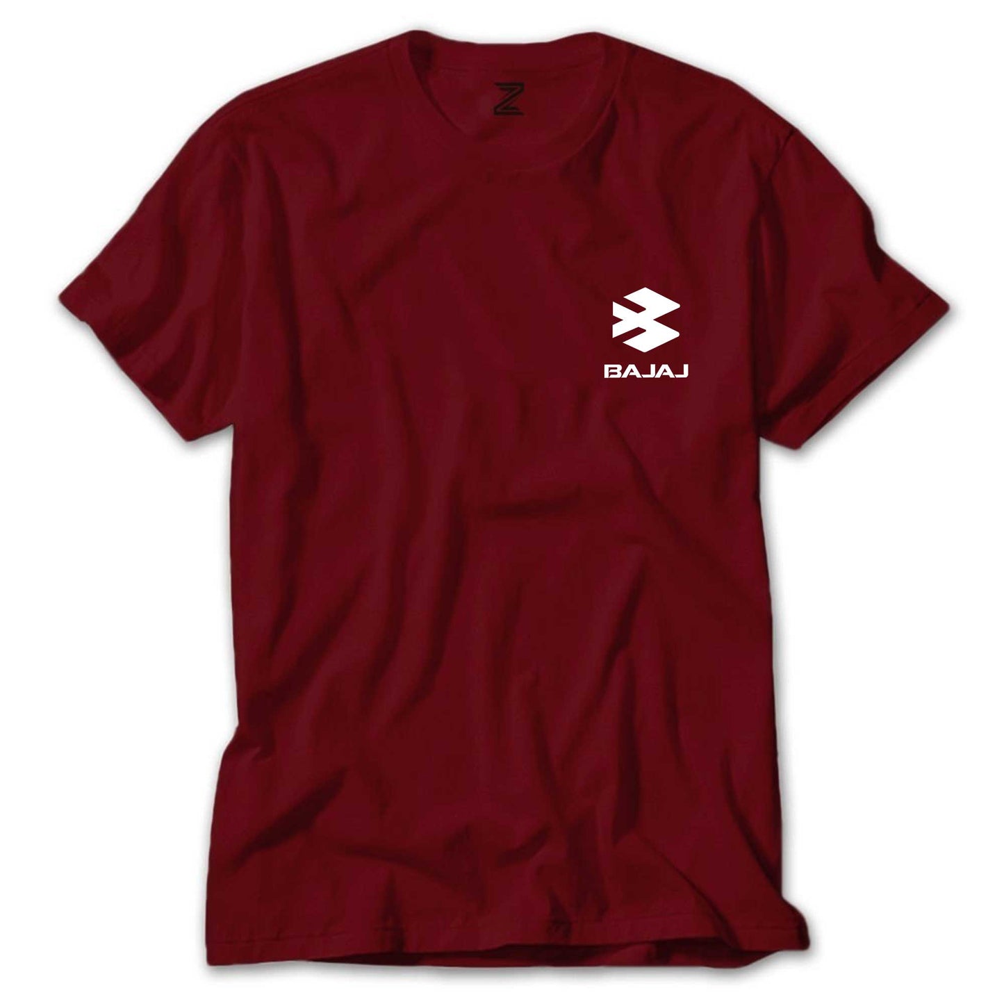 Bajaj White Logo Renkli Tişört