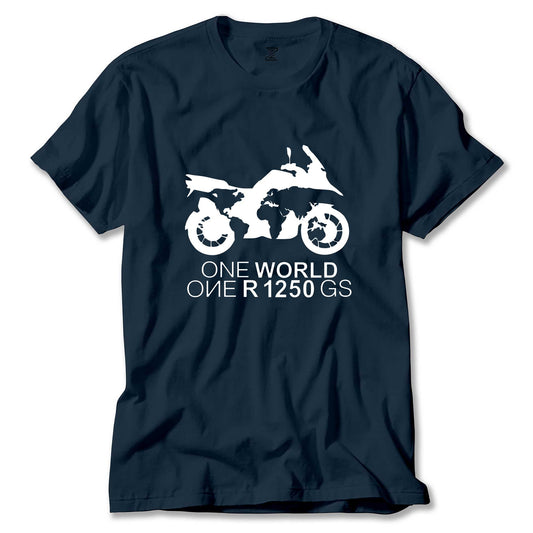 ONE World 1250GS White Renkli Tişört