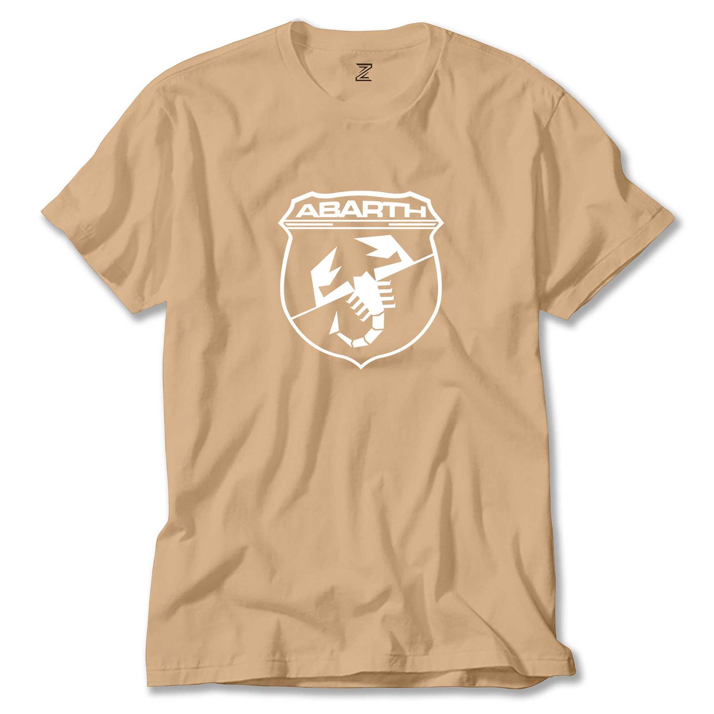 Abarth White Logo Renkli Tişört