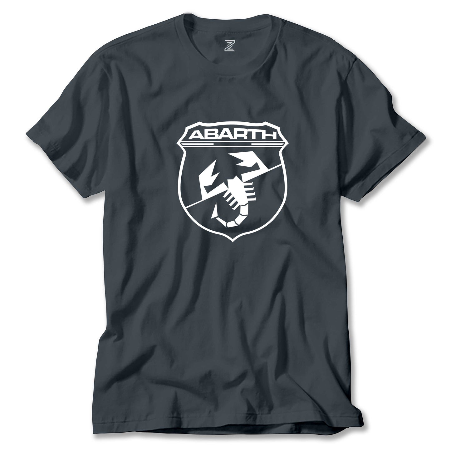 Abarth White Logo Renkli Tişört