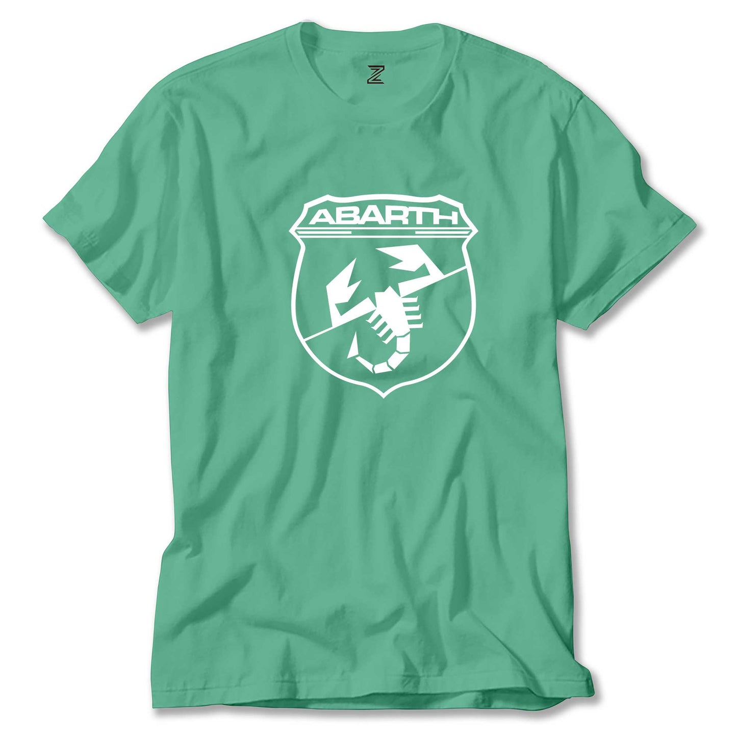 Abarth White Logo Renkli Tişört