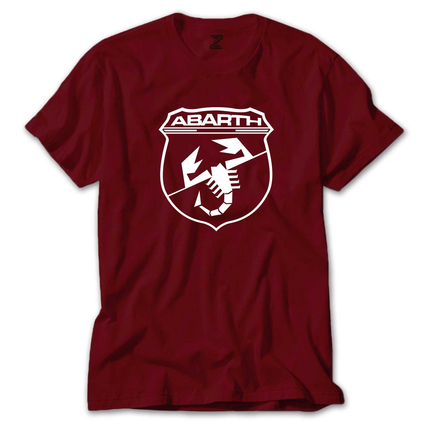 Abarth White Logo Renkli Tişört