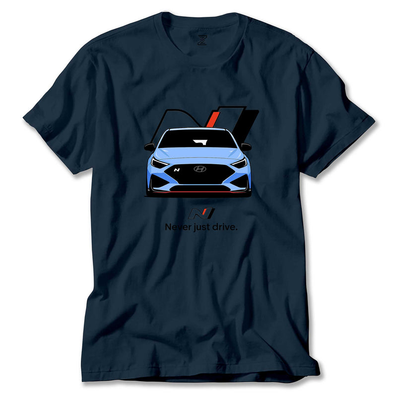 Hyundai İ20N Never Just Drive renkli tişört