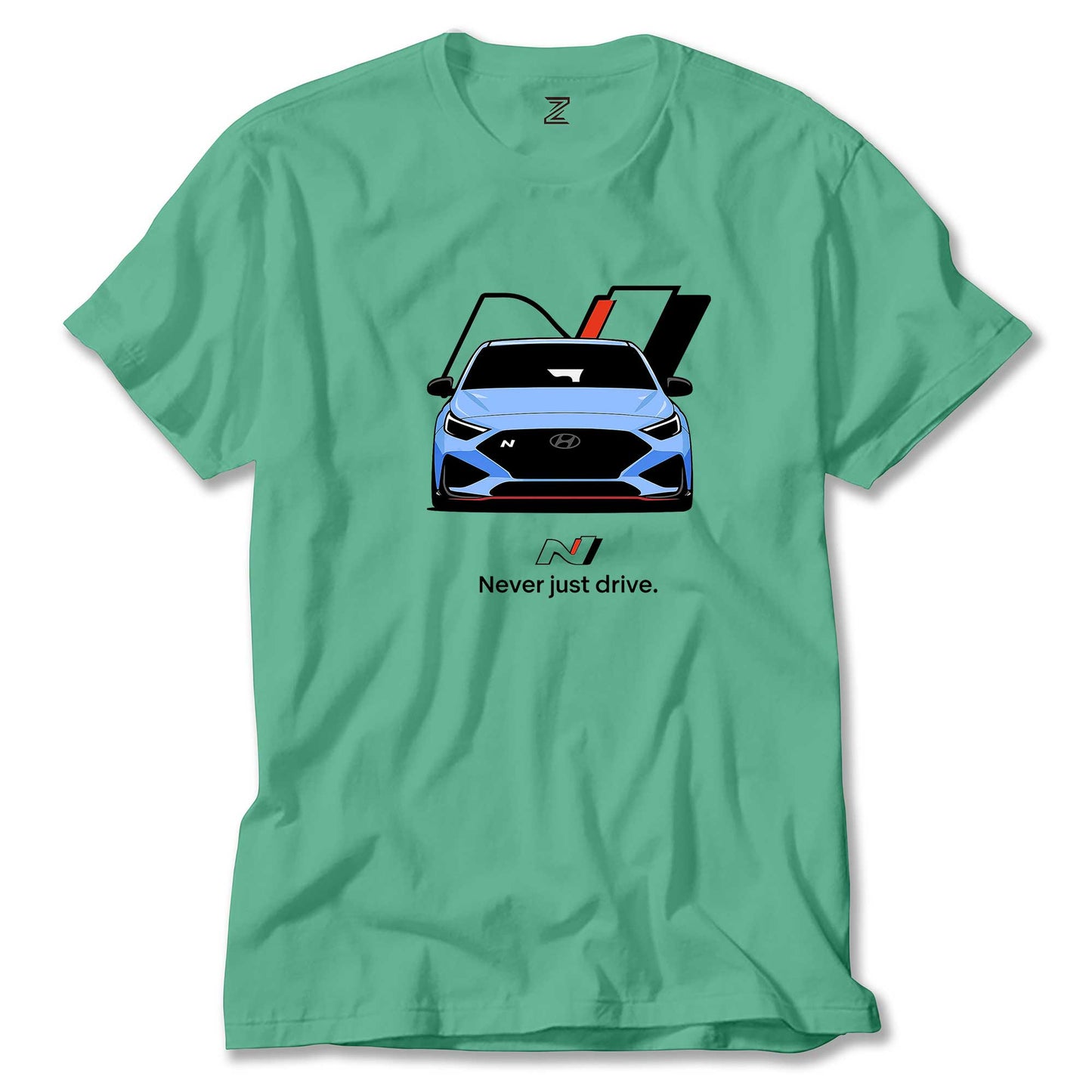 Hyundai İ20N Never Just Drive Renkli Tişört