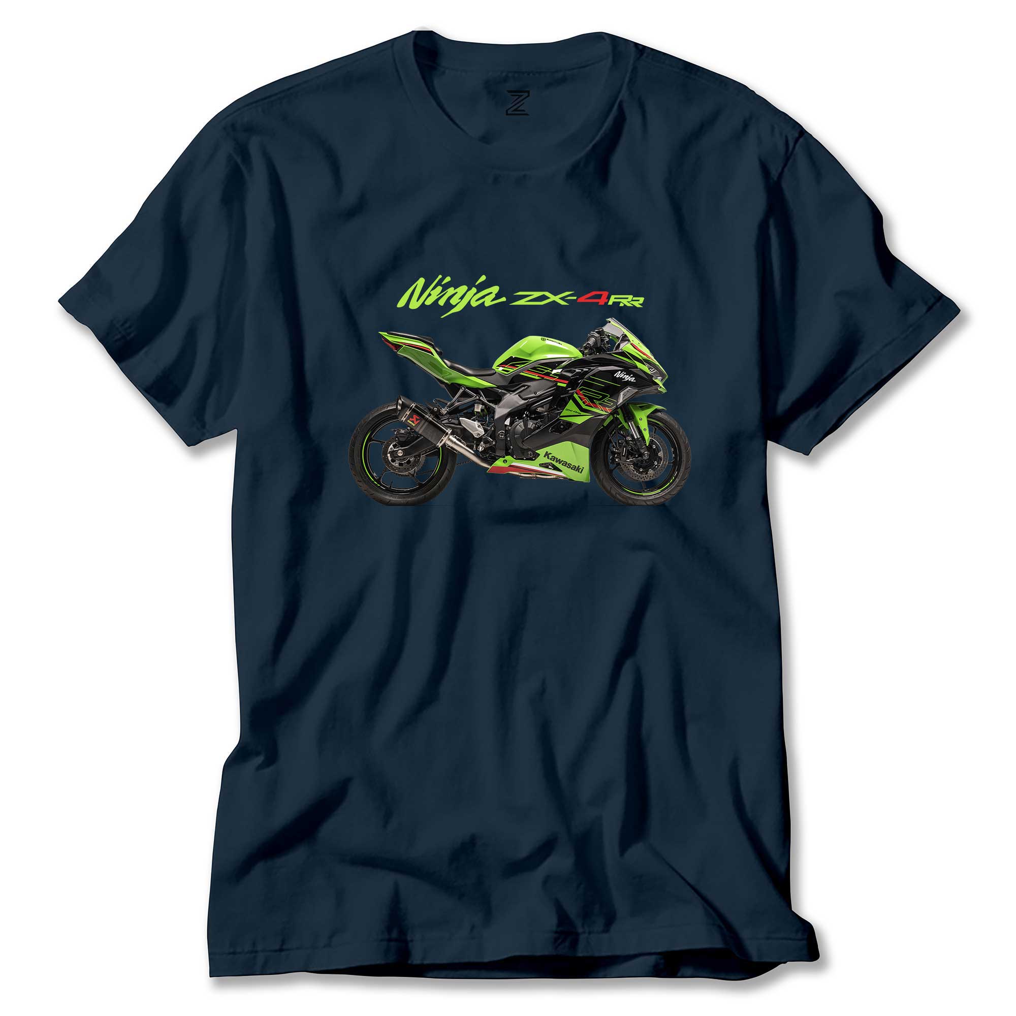 Kawasaki Ninja ZX4RR Siyah Tişört | Zepplin Giyim – Zepplingiyim
