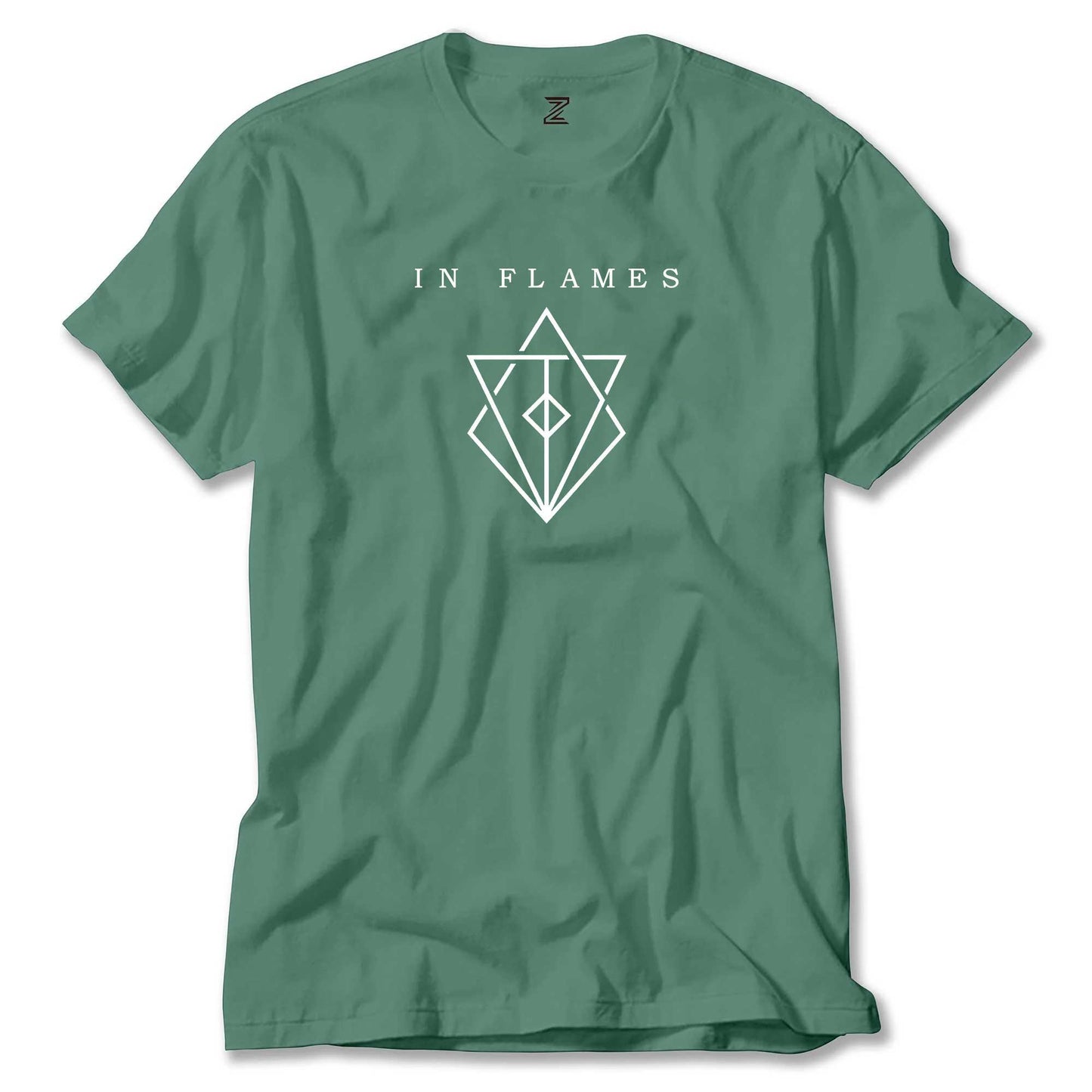 In Flames Symbol Logo Renkli Tişört