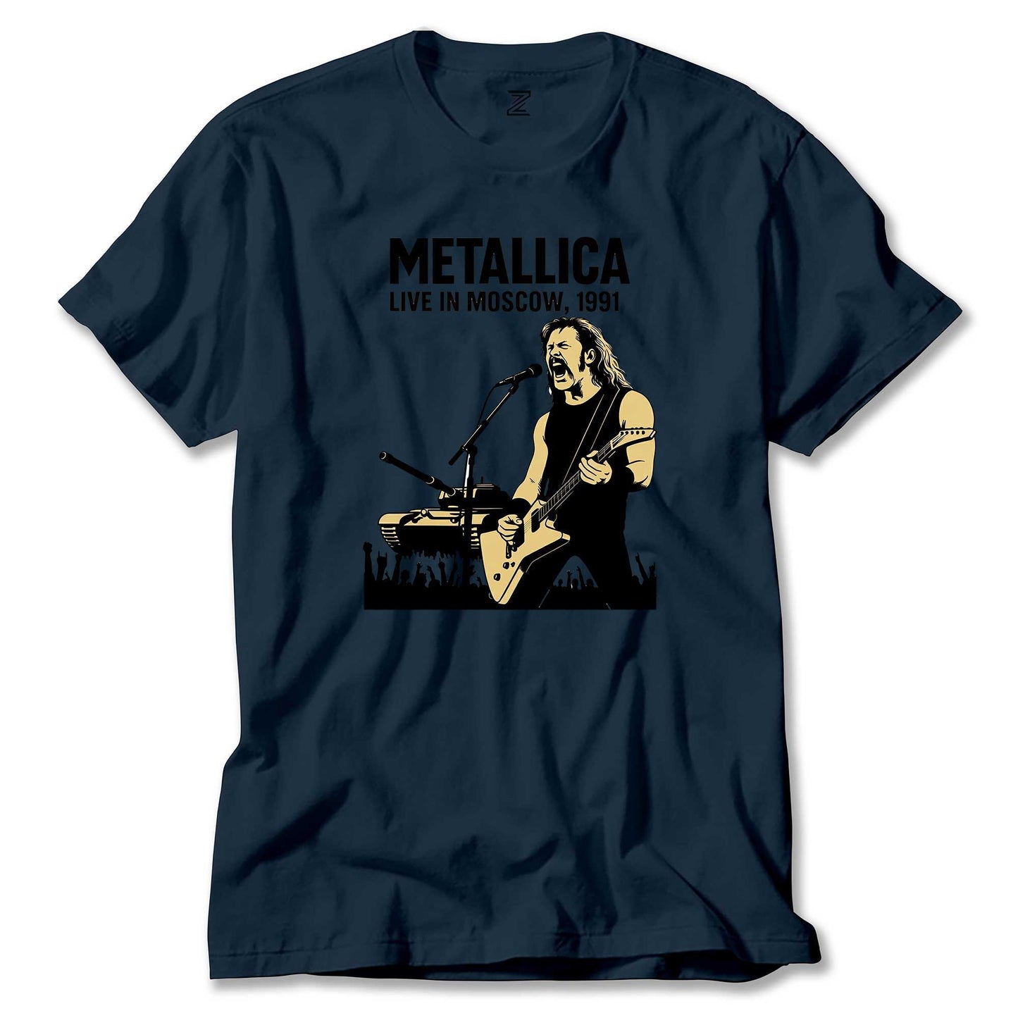 Metallica Live İn Moscow Renkli Tişört