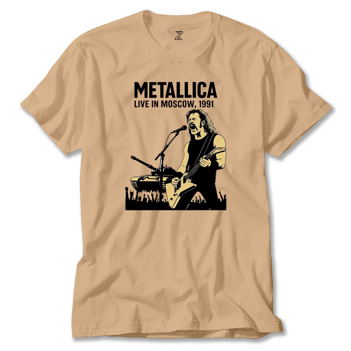 Metallica Live İn Moscow Renkli Tişört