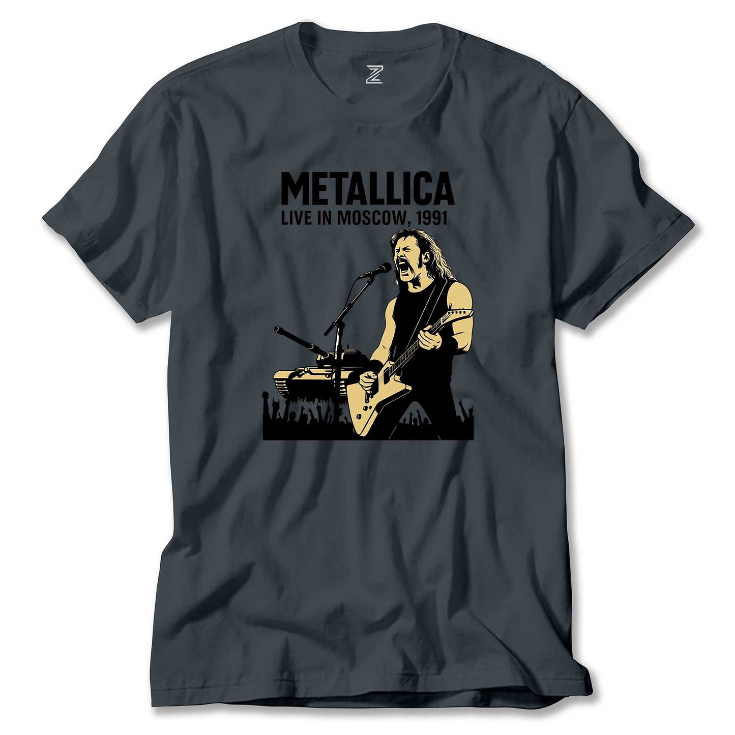 Metallica Live İn Moscow Renkli Tişört
