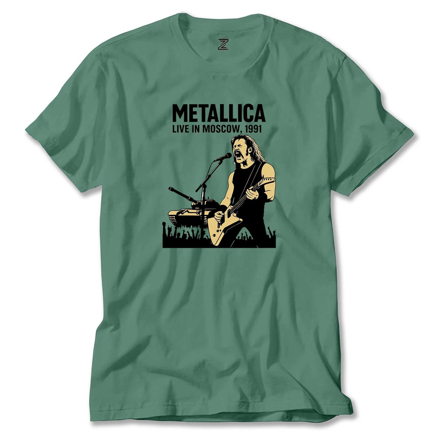 Metallica Live İn Moscow Renkli Tişört
