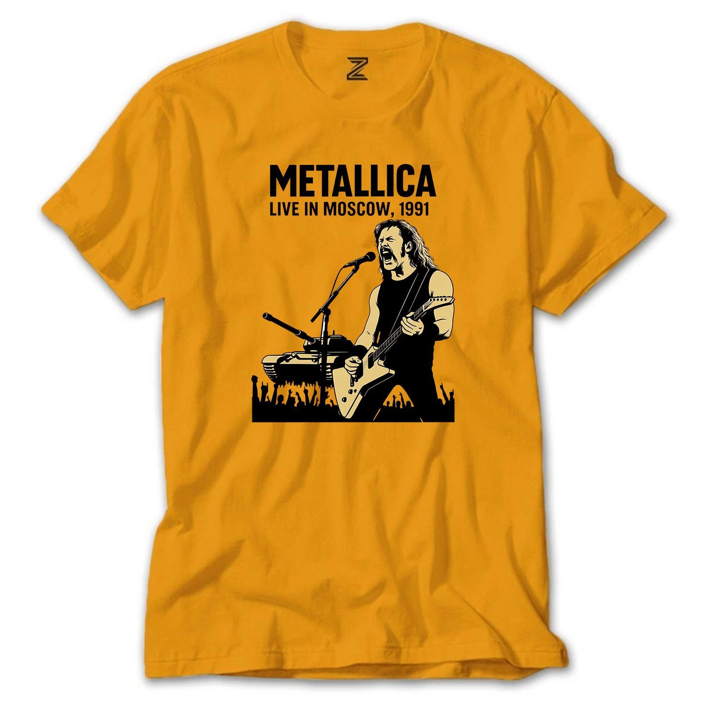 Metallica Live İn Moscow Renkli Tişört