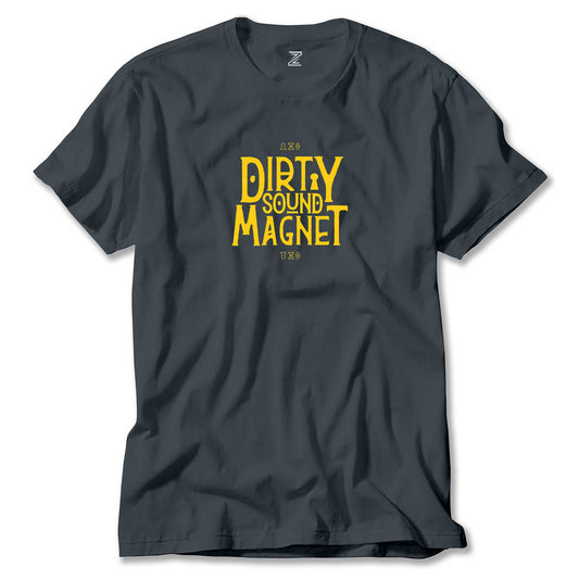 Dirty Sound Magnet Text Renkli Tişört