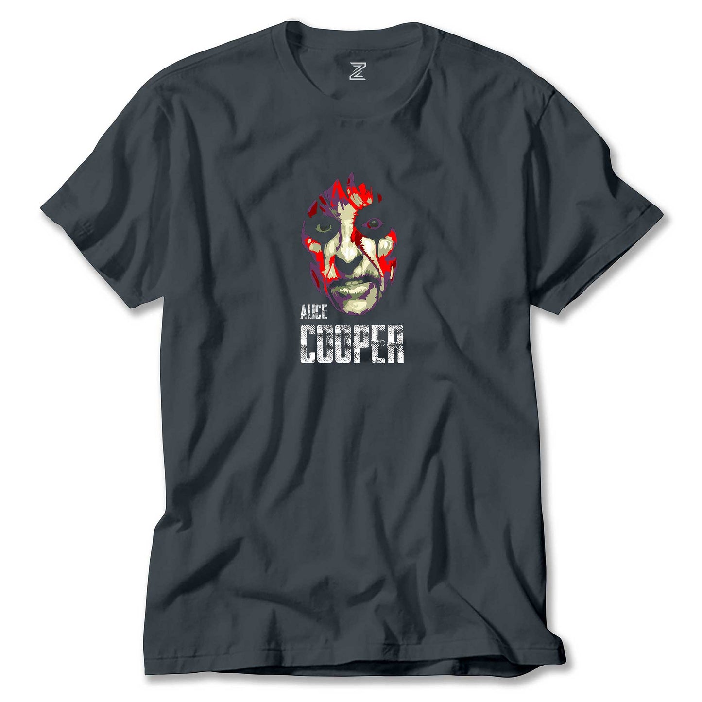 Alice Cooper Silüet Renkli Tişört