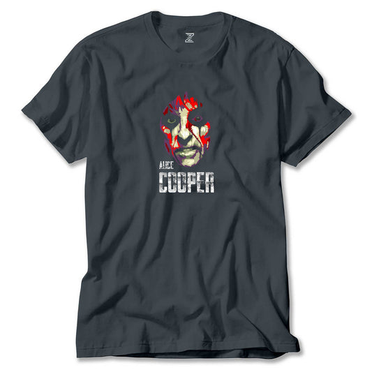 Alice Cooper Silüet Renkli Tişört