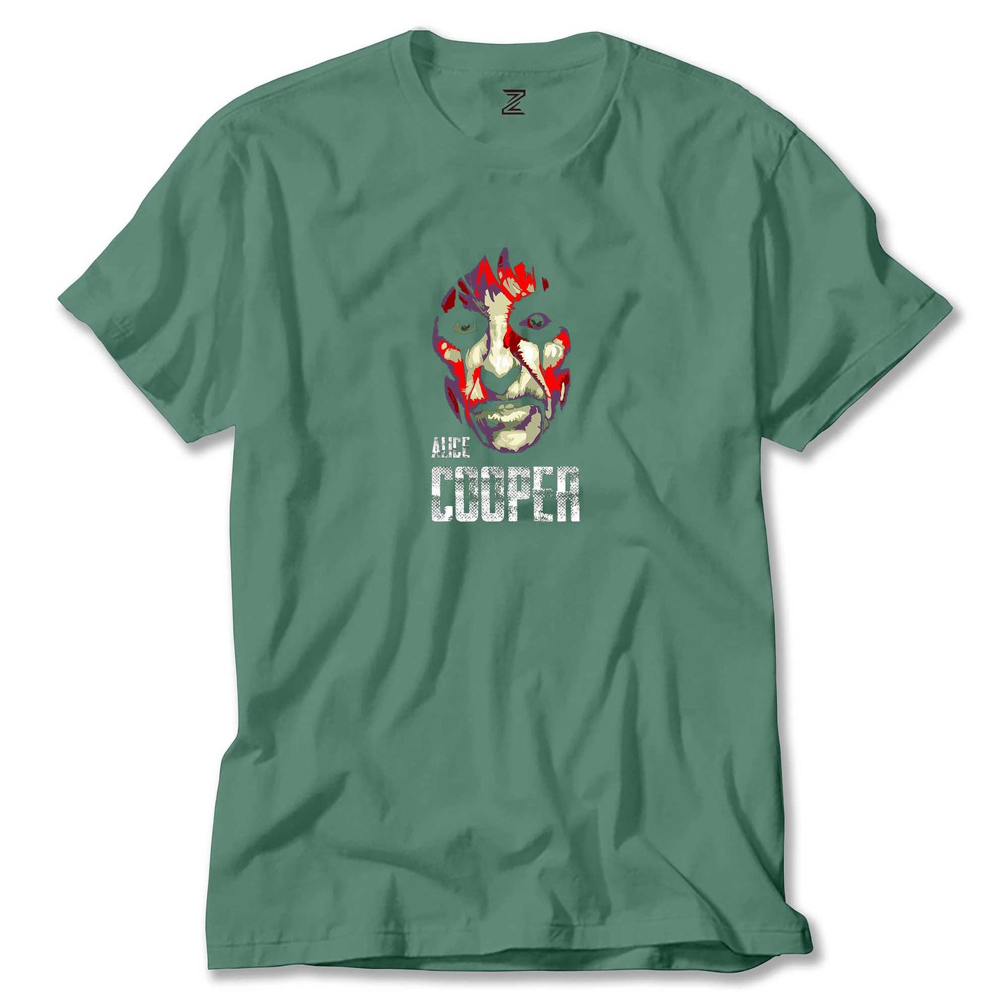 Alice Cooper Silüet Renkli Tişört