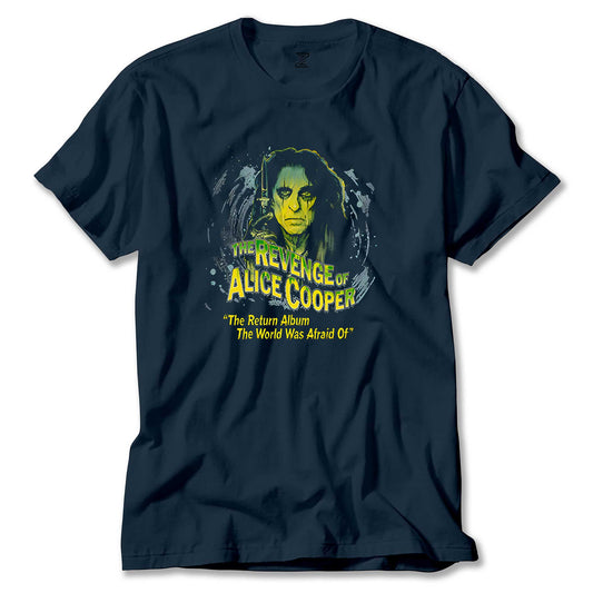 Alice Cooper The Revenge of Face Renkli Tişört