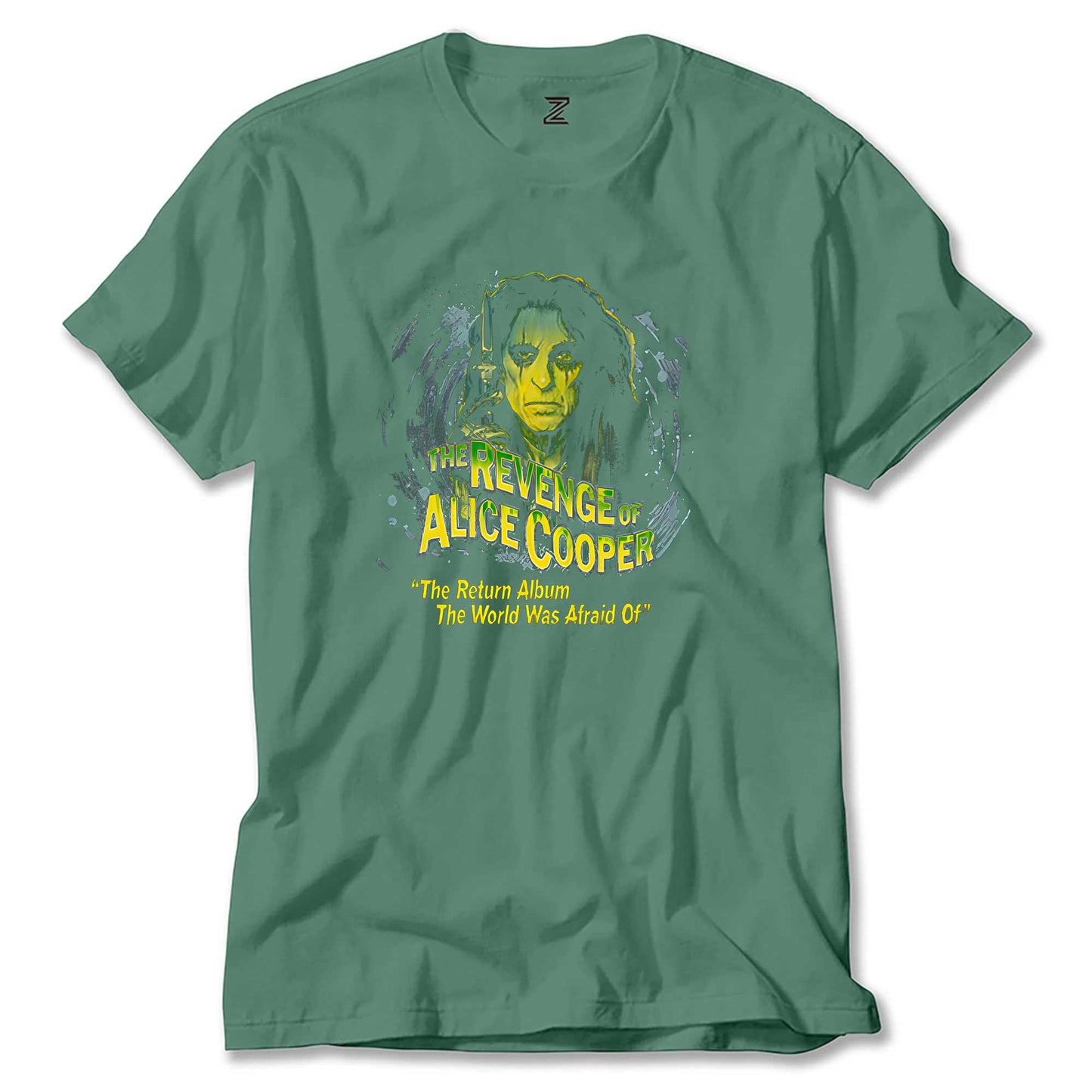 Alice Cooper The Revenge of Face Renkli Tişört