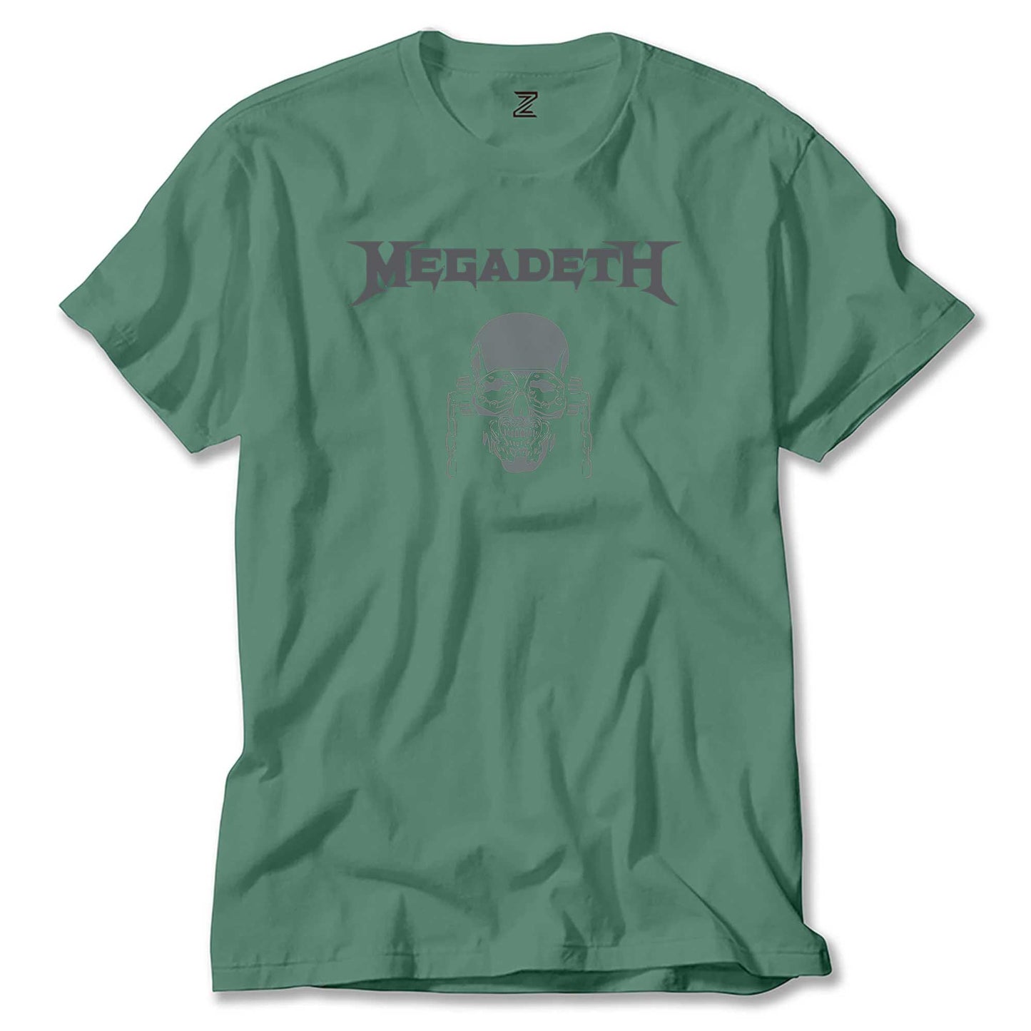 Megadeth Vic Rattlehead Skull Renkli Tişört