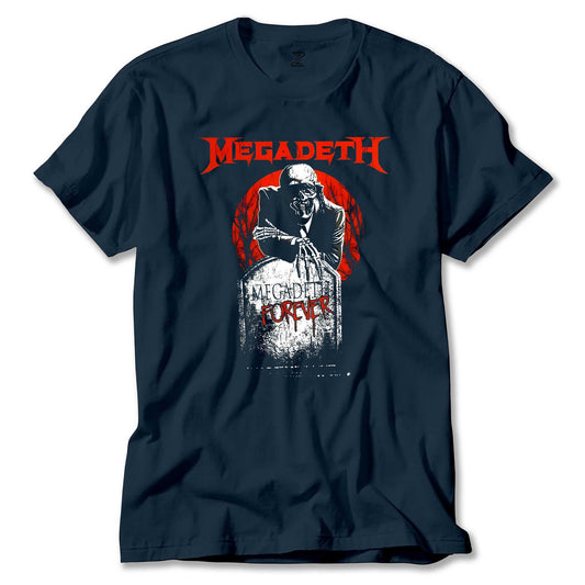Megadeth Forever on Reels Renkli Tişört