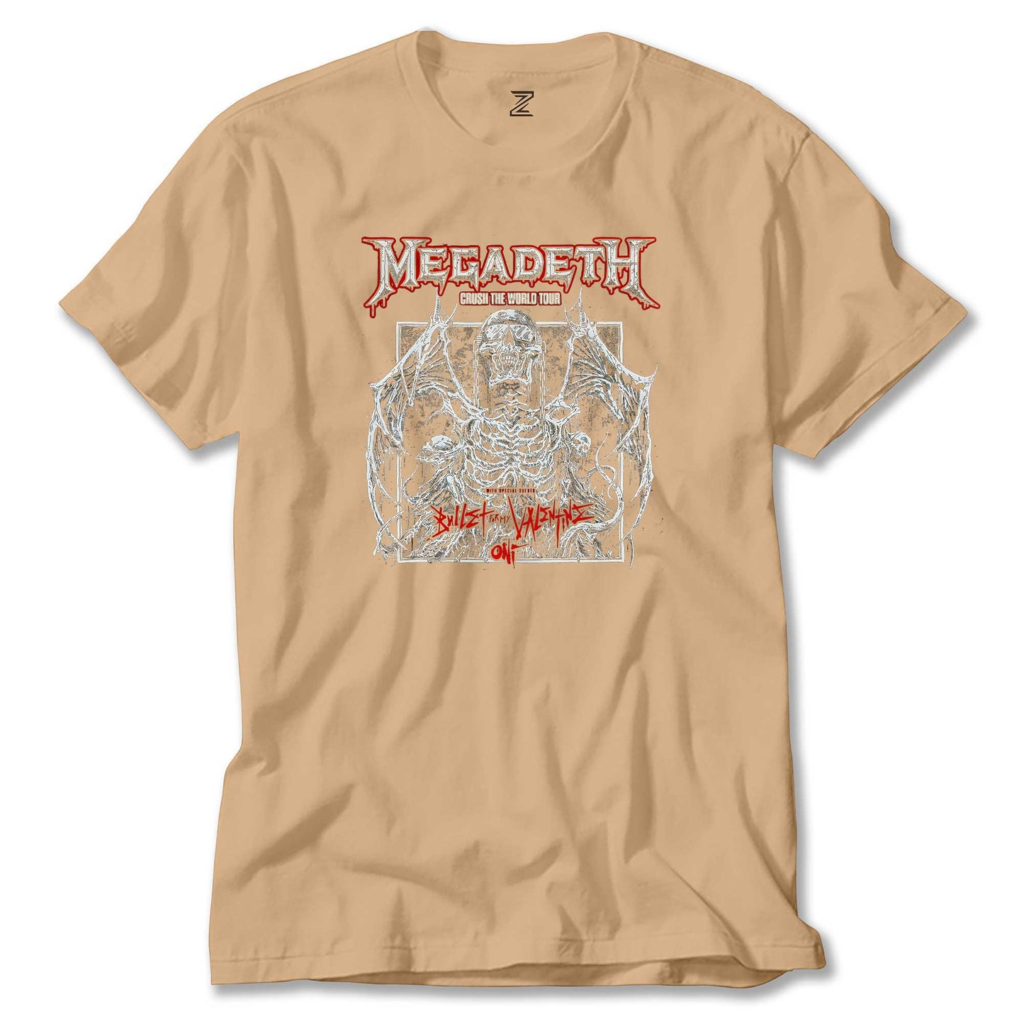 Megadeth Crush The World Renkli Tişört