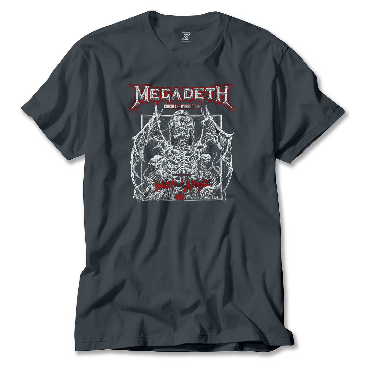 Megadeth Crush The World Renkli Tişört