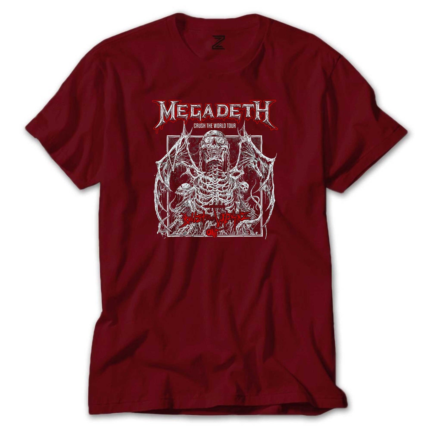 Megadeth Crush The World Renkli Tişört