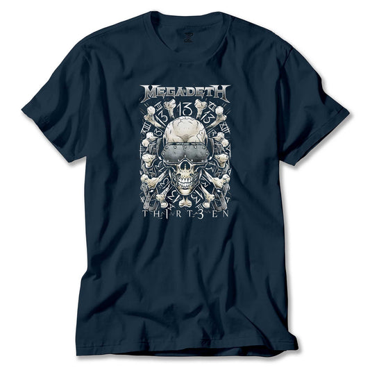 Megadeth Th1rt3en Renkli Tişört