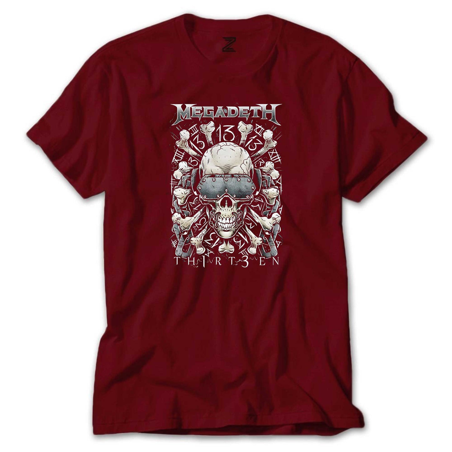 Megadeth Th1rt3en Renkli Tişört