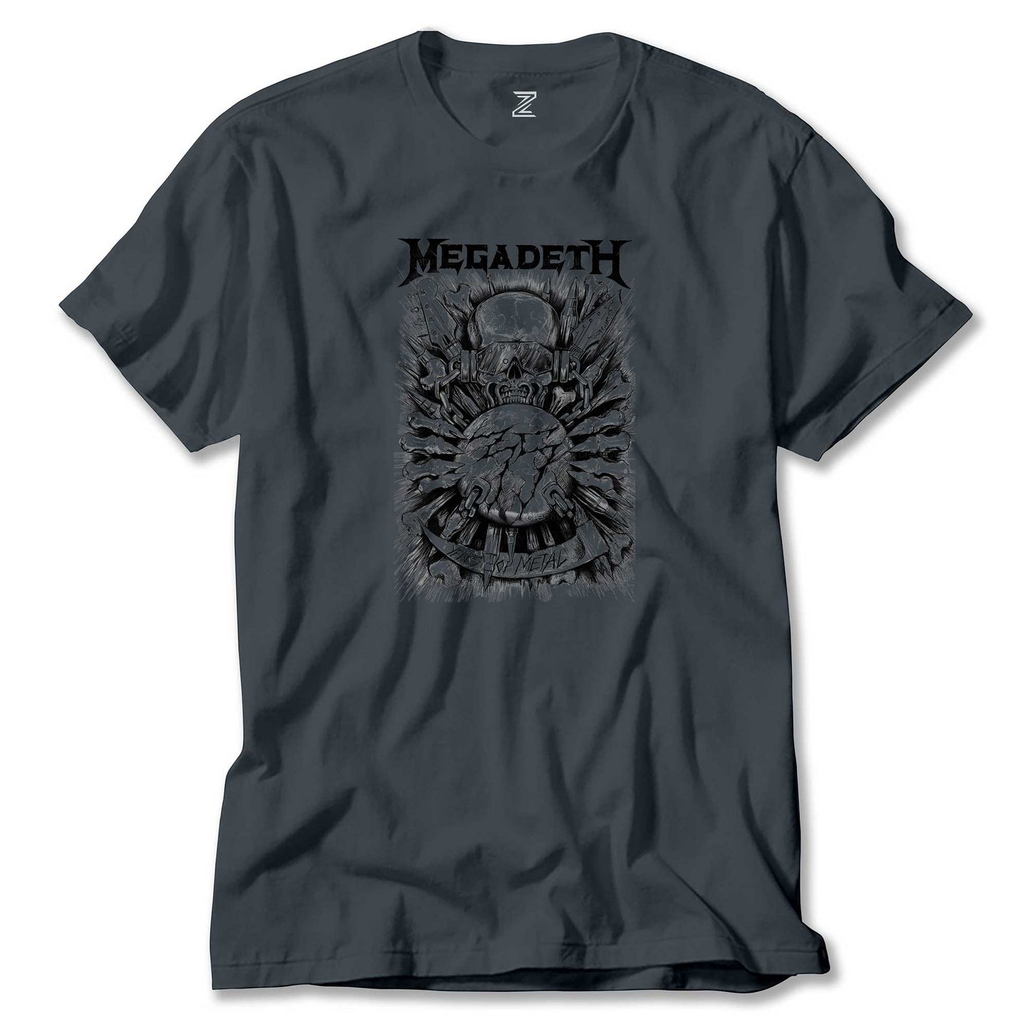 Megadeth Years Of Metal Renkli Tişört