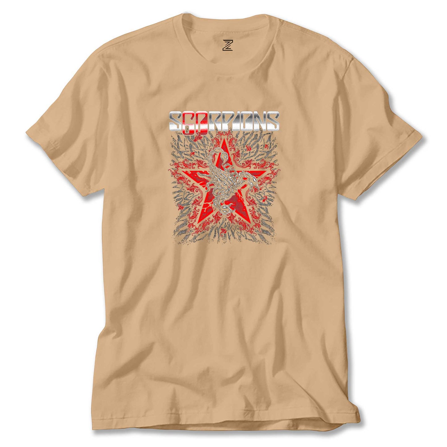 Scorpions Red Star Renkli Tişört