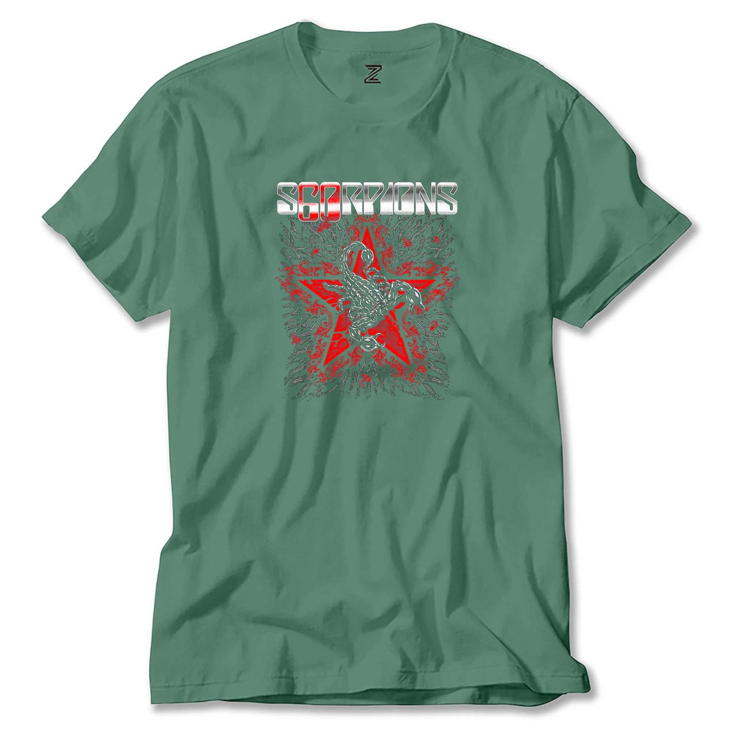 Scorpions Red Star Renkli Tişört
