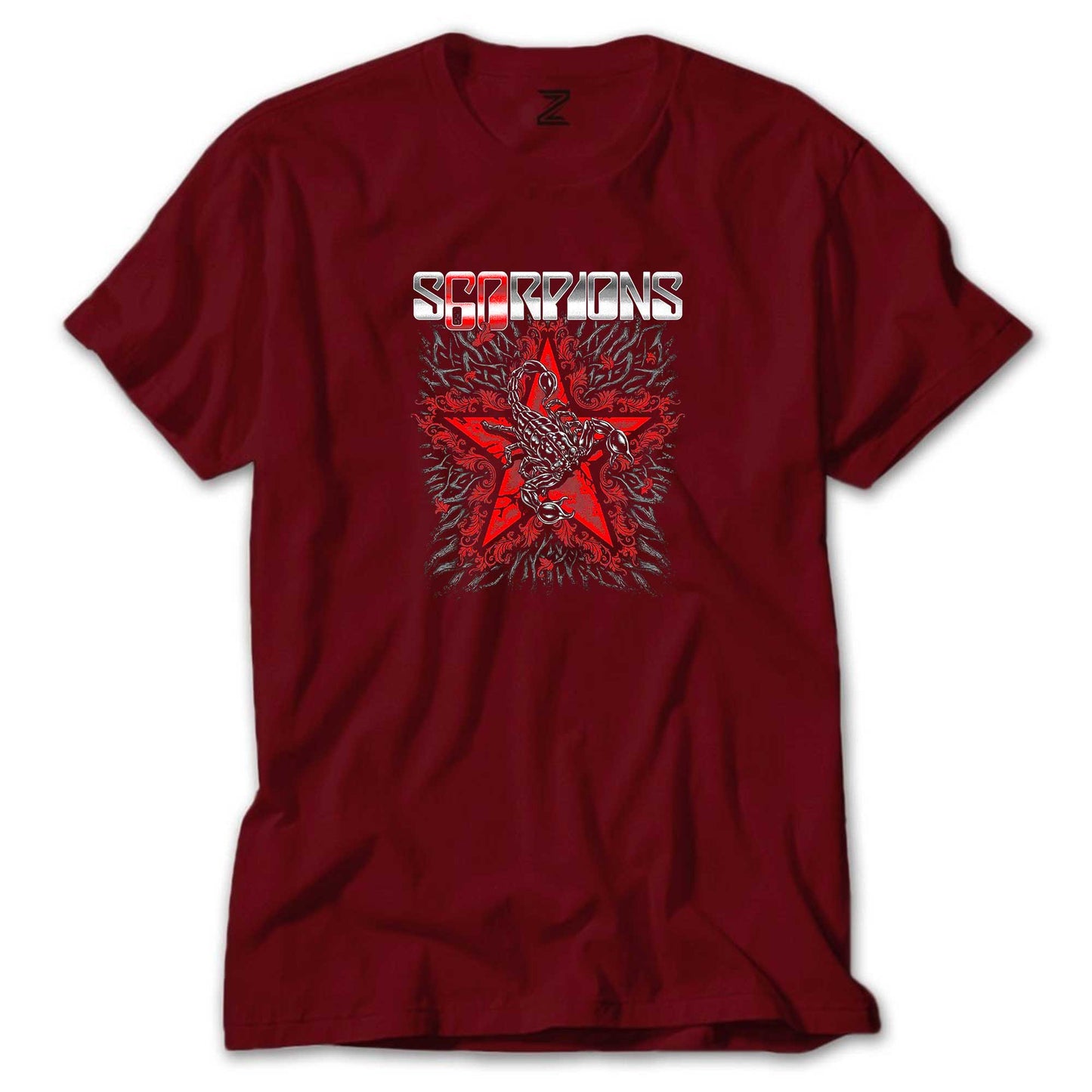 Scorpions Red Star Renkli Tişört