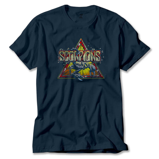 Scorpions Triangle Renkli Tişört