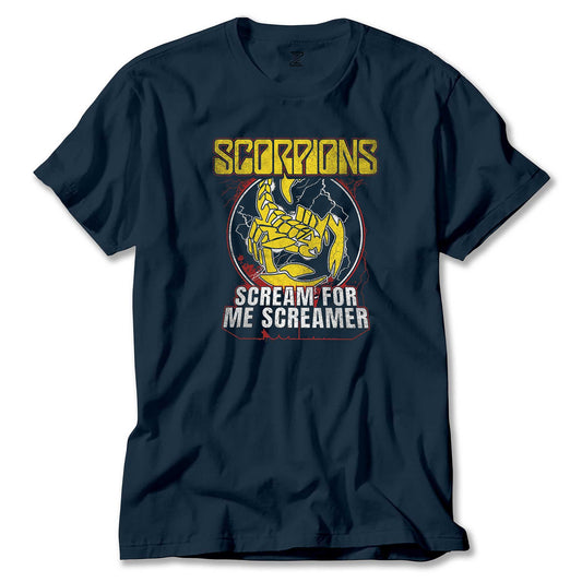 Scorpions Scream For Me Screamer Renkli Tişört