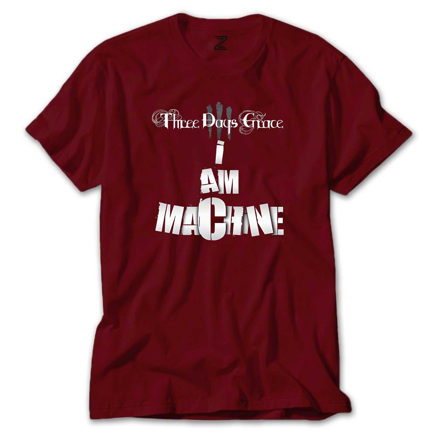 Three Days Grace I AM MACHINE Renkli Tişört