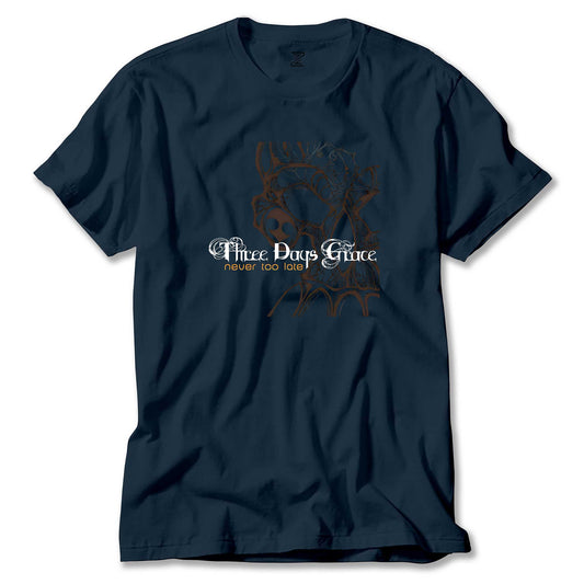 Three Days Grace Never Too Late Renkli Tişört