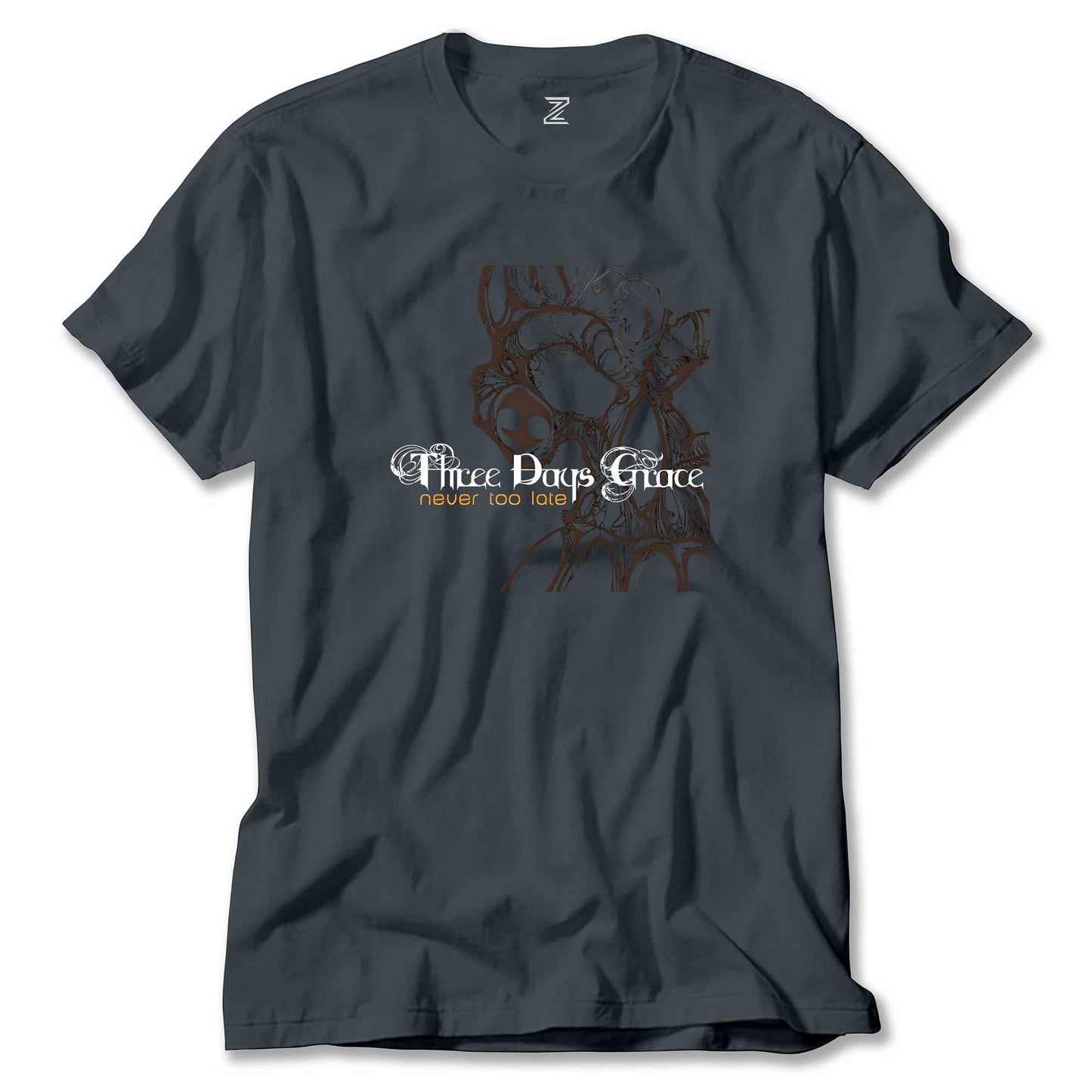 Three Days Grace Never Too Late Renkli Tişört