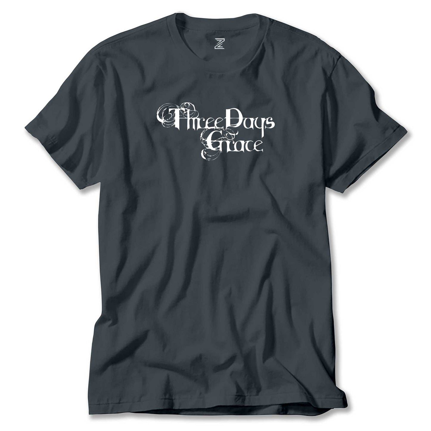 Three Days Grace Logo Text Renkli Tişört