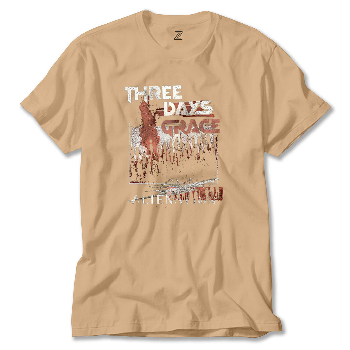 Three Days Grace Alienation renkli tişört
