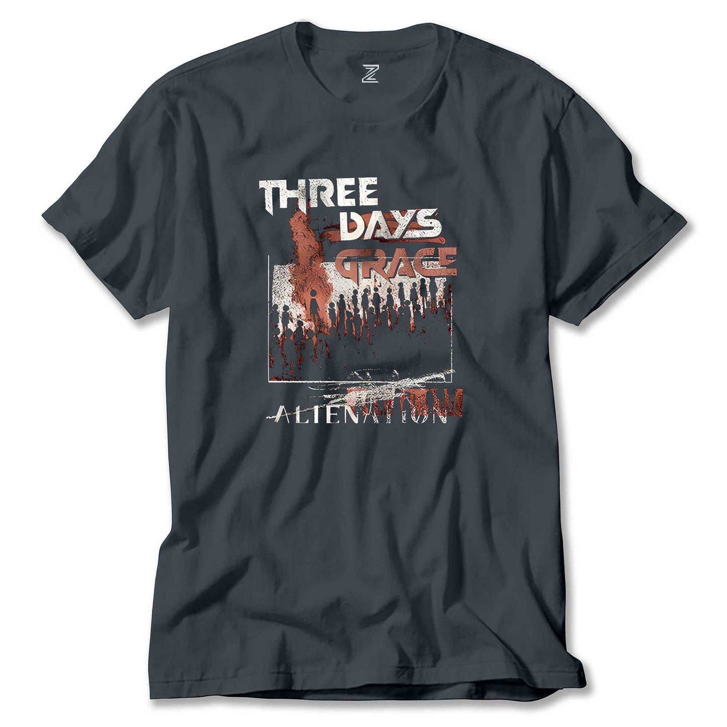 Three Days Grace Alienation Renkli Tişört