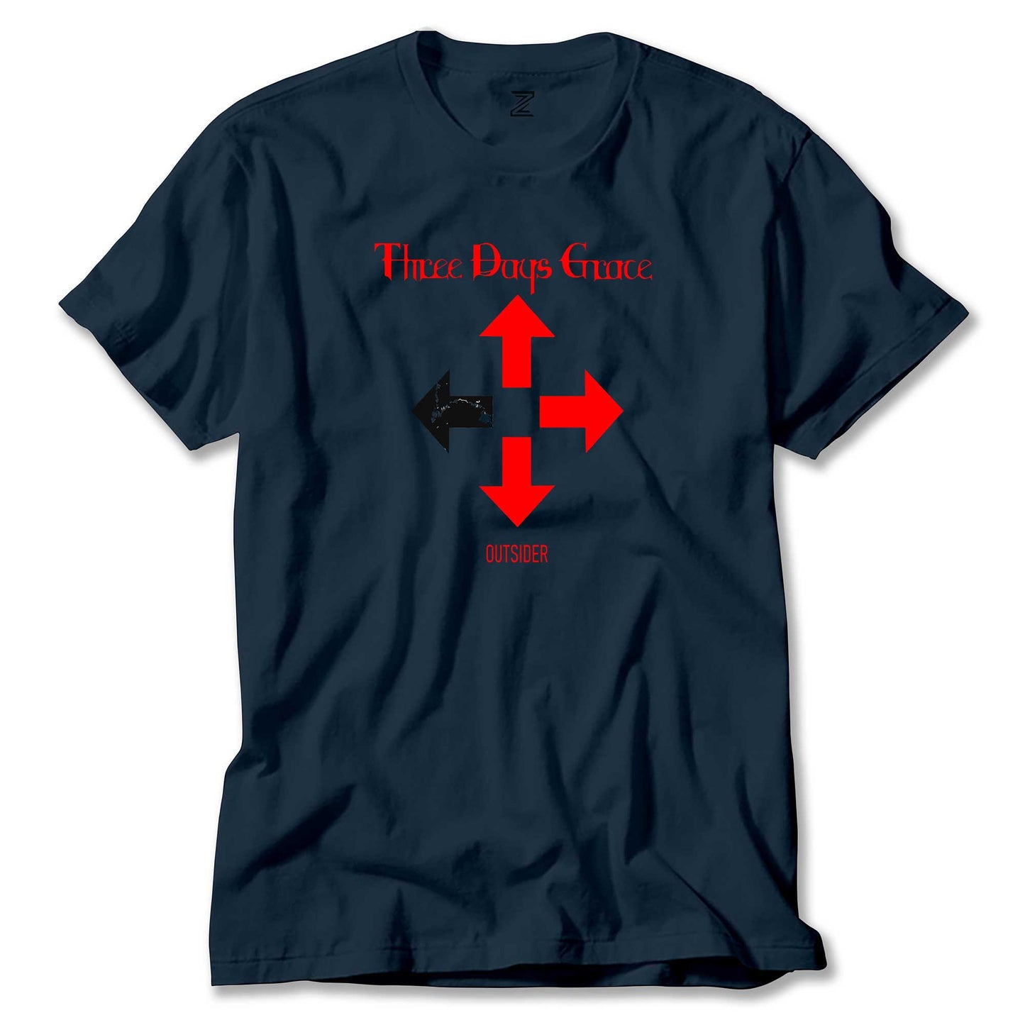Three Days Grace Outsider Renkli Tişört