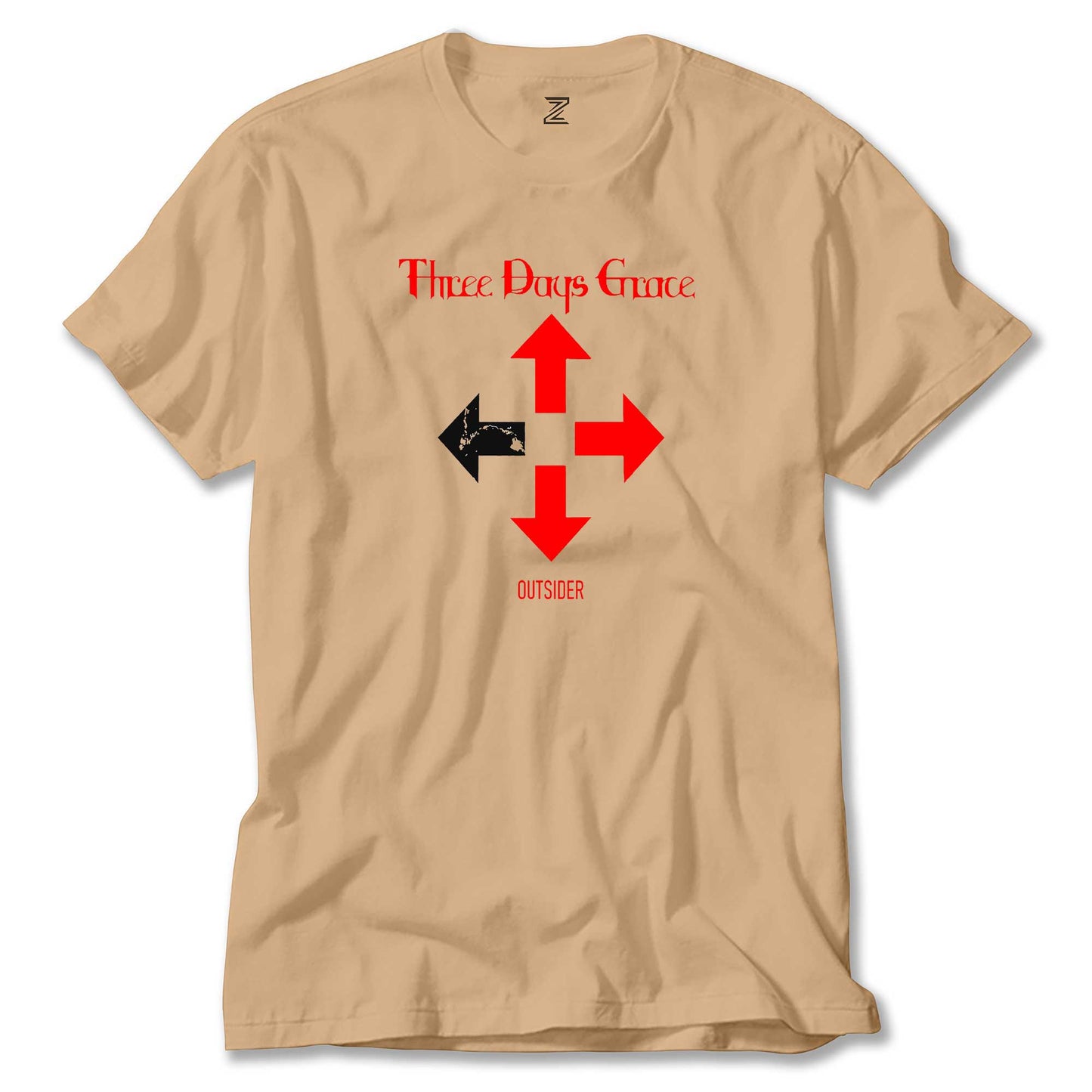 Three Days Grace Outsider Renkli Tişört