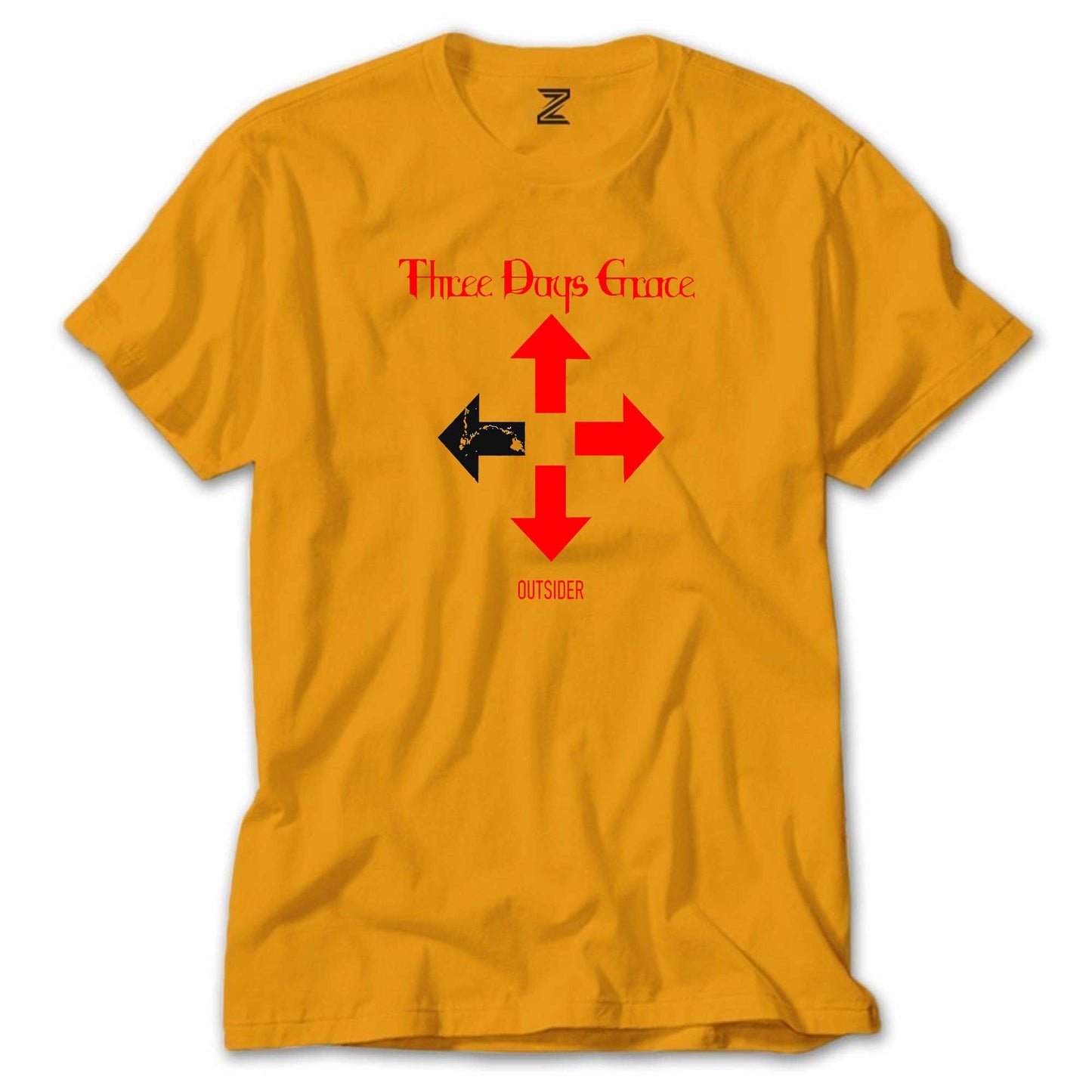 Three Days Grace Outsider Renkli Tişört