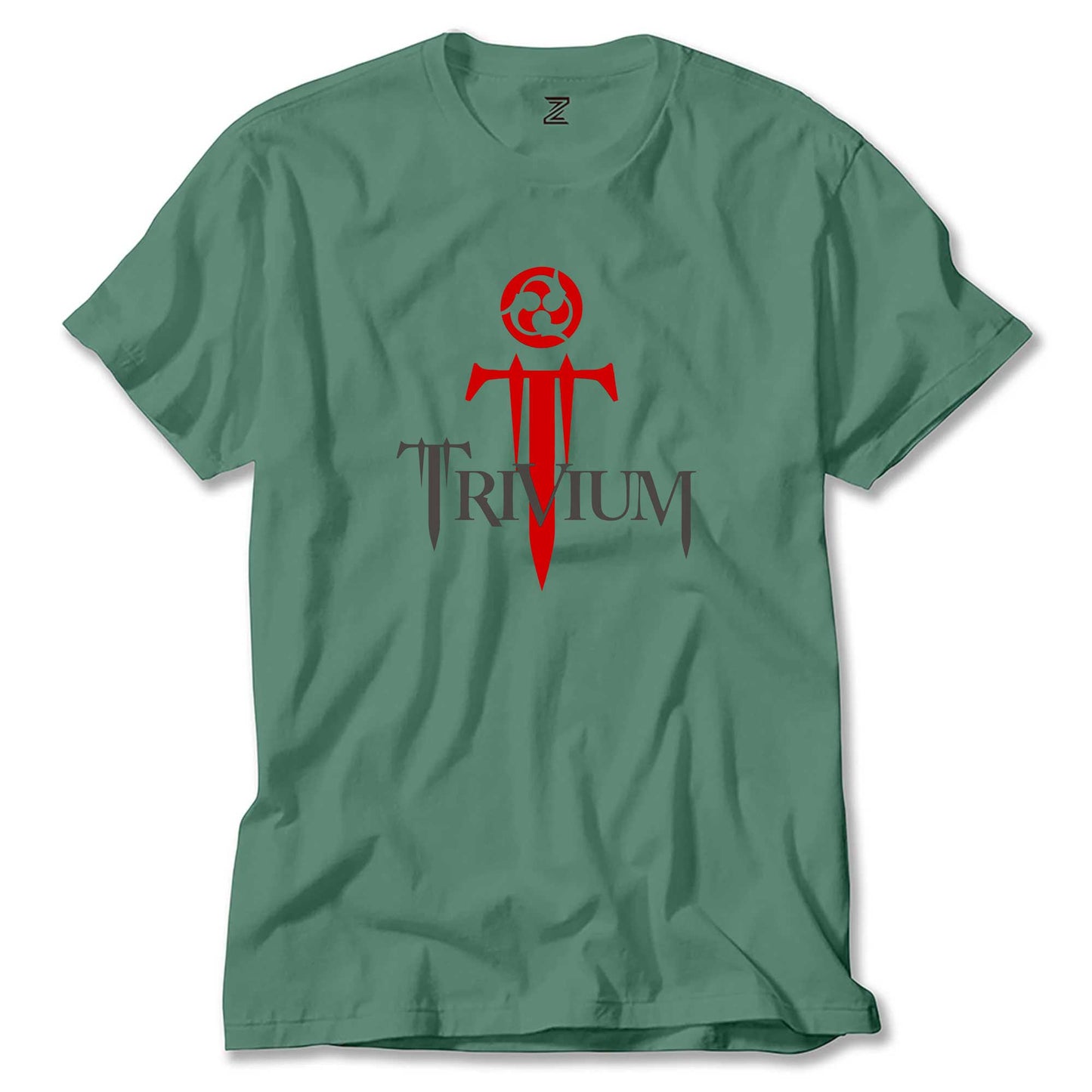 Trivium Logo Red Renkli Tişört