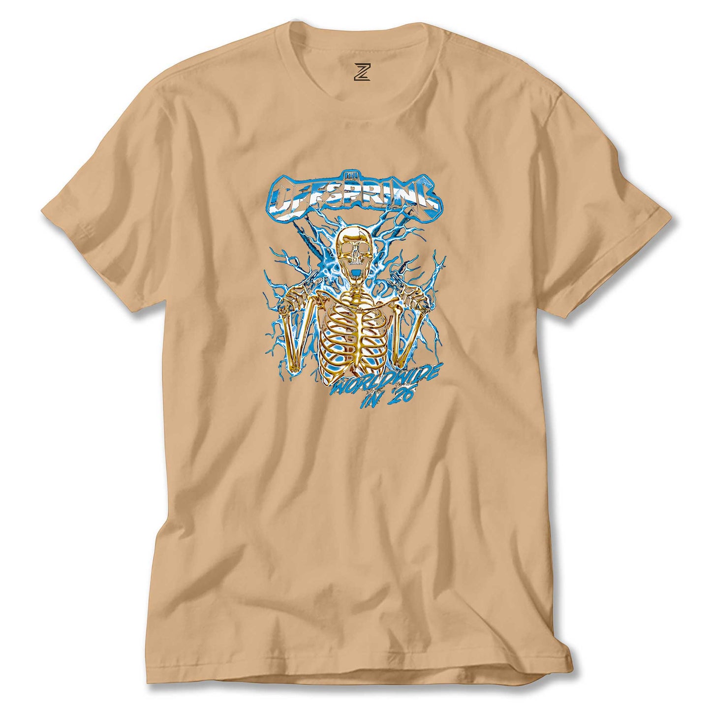 The Offspring Worldwide In '26 Skull Renkli Tişört